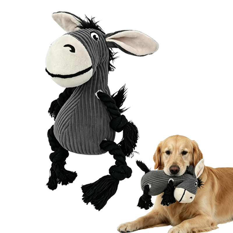 Pet Donkey Cartoon Plush Play  - Indestructible Dog Chew Toy review and price