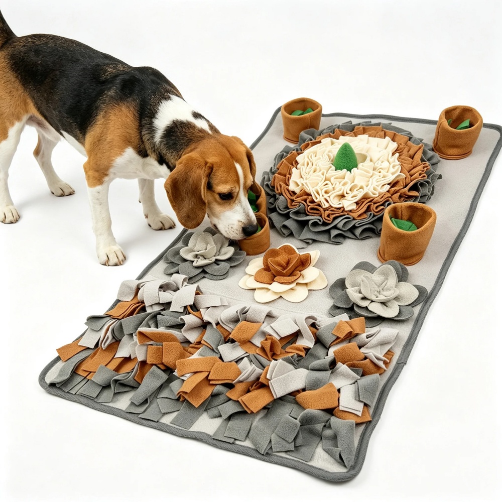 Multi-Layer Food Hiding Design - Snuffle Mat For Dogs review and price