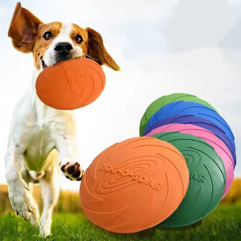 Interactive Silicone Flying Sa - Flying Disc Dog Training Toy review and price