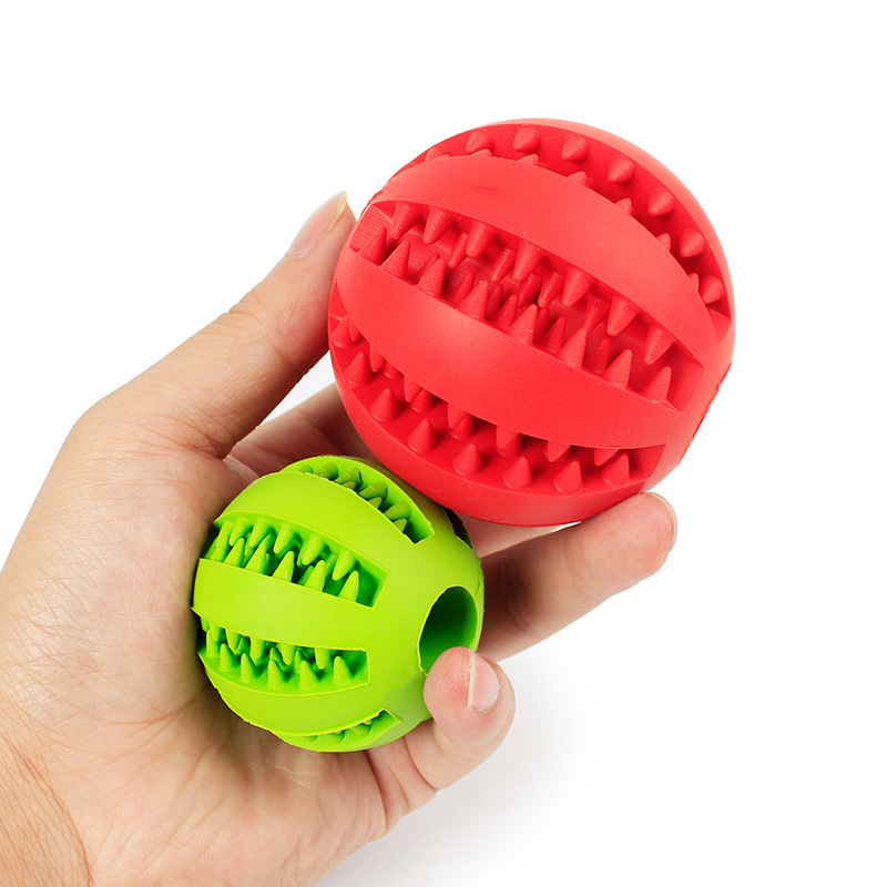 Pet Dog Rubber Chew Toy Ball T - Rubber Treat Dispensing Dog Toy review and price