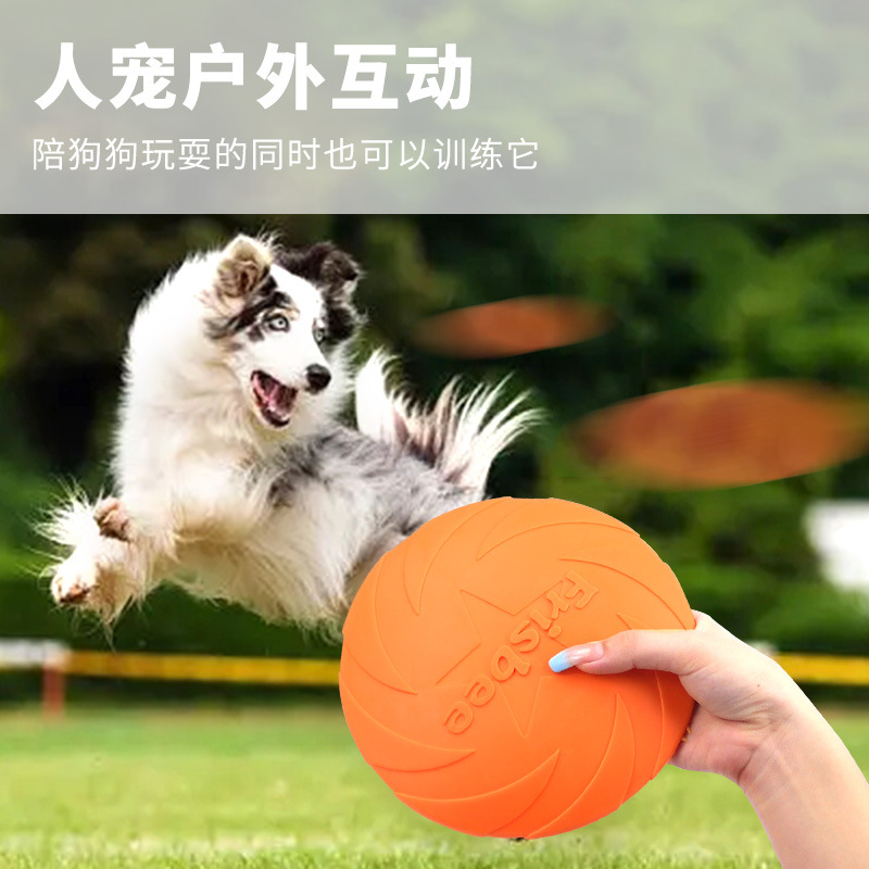 Pet Toys,TPR Dog Frisbee Inter - Flying Disc Dog Training Toy review and price