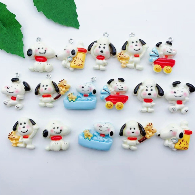 12pcs resin cartoon dog pendan - Dog Toys review and price
