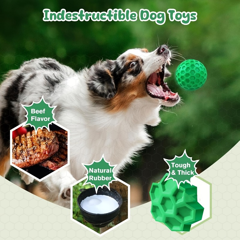 Tough Natural Rubber Dog Chew  - Indestructible Dog Chew Toy review and price