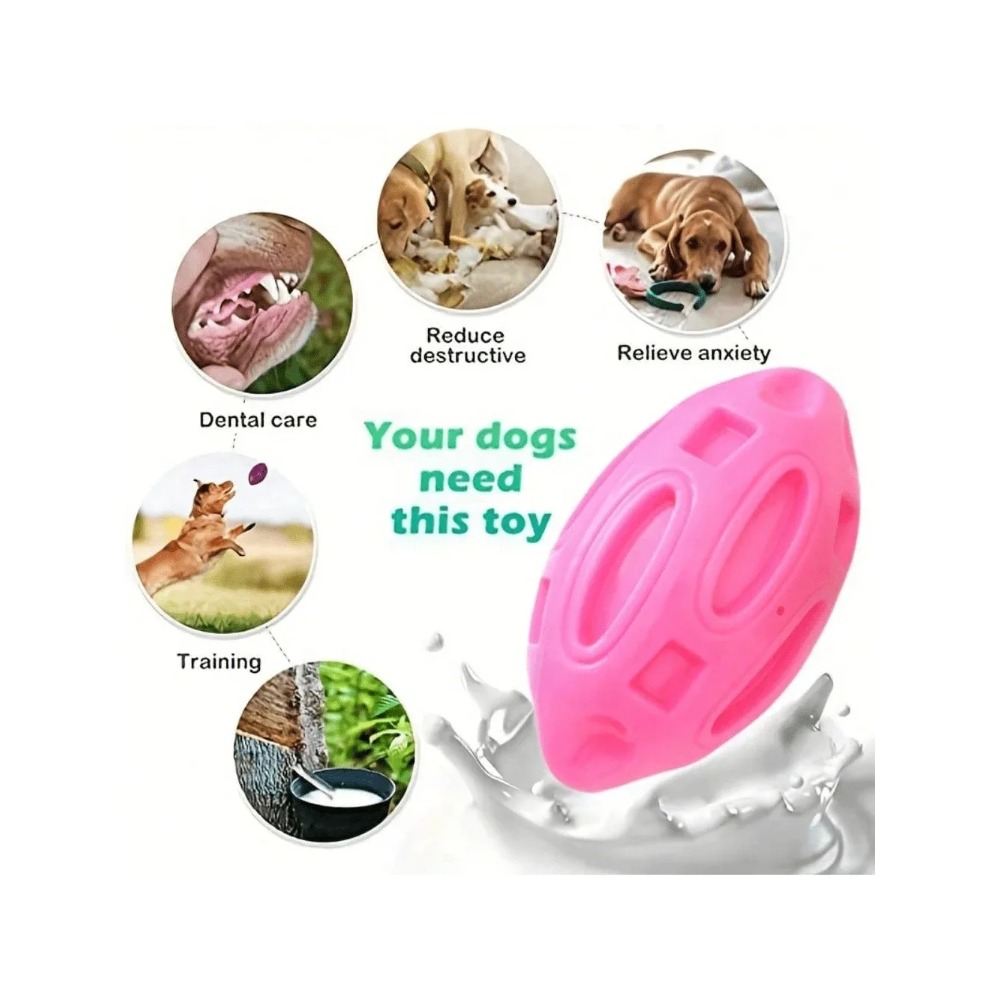 1pcs Indestructible Squeaky Ru - Interactive Squeaky Plush Dog Toy review and price