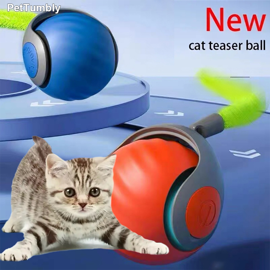 Interactive Cat Toy Ball Autom - Automatic Moving Dog Ball review and price