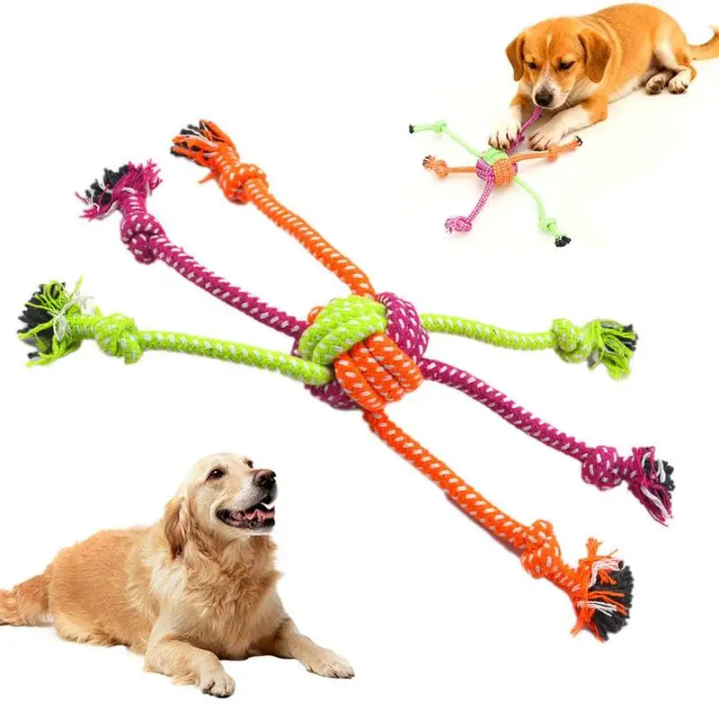 Durable Dog Chew Toy Cotton Ro - Dog Rope Toy Aggressive Chewers review and price