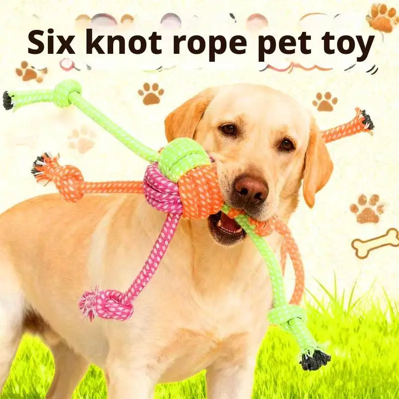 Durable Dog Chew Toy Cotton Ro - Dog Rope Toy Aggressive Chewers review and price