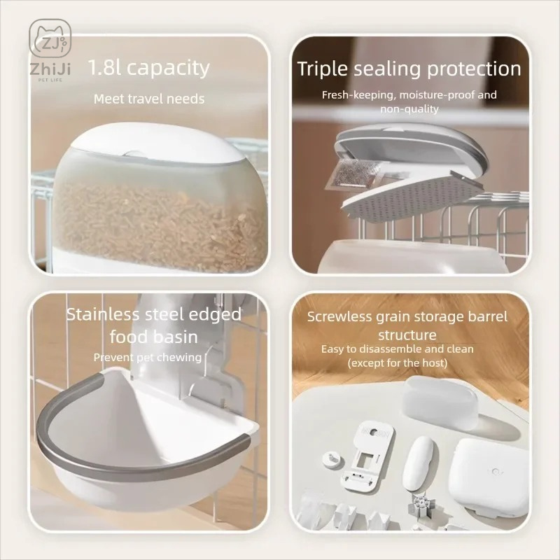 Cage Mounted Intelligent Timin - Pet Feeders review and price