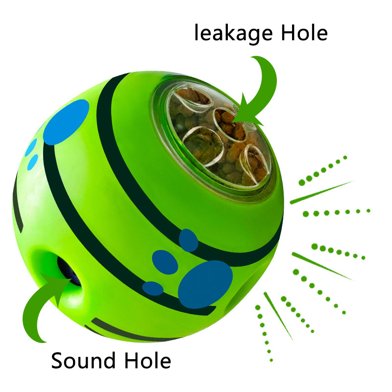 Interactive Dog Treat Ball Toy - Rubber Treat Dispensing Dog Toy review and price