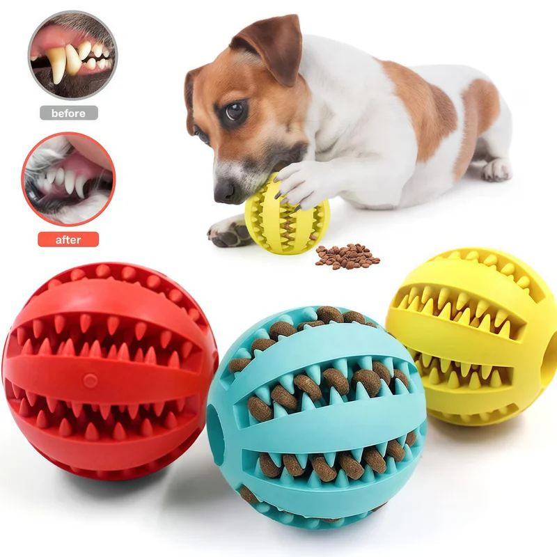 1/2pcs Dog Toy Ball Interactiv - Indestructible Dog Chew Toy review and price